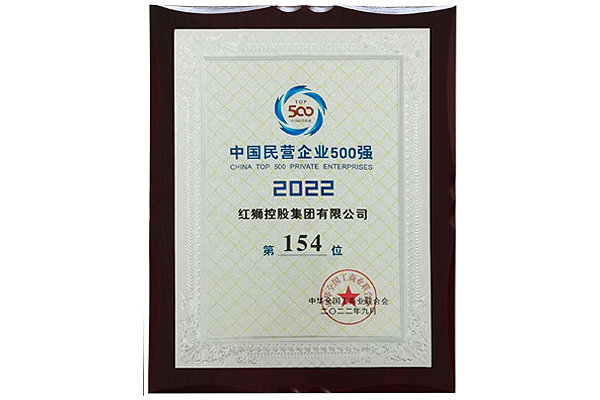 2022中國民營企業500強