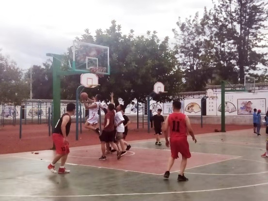 永平無量山開展“警民一家親”-友誼籃球賽